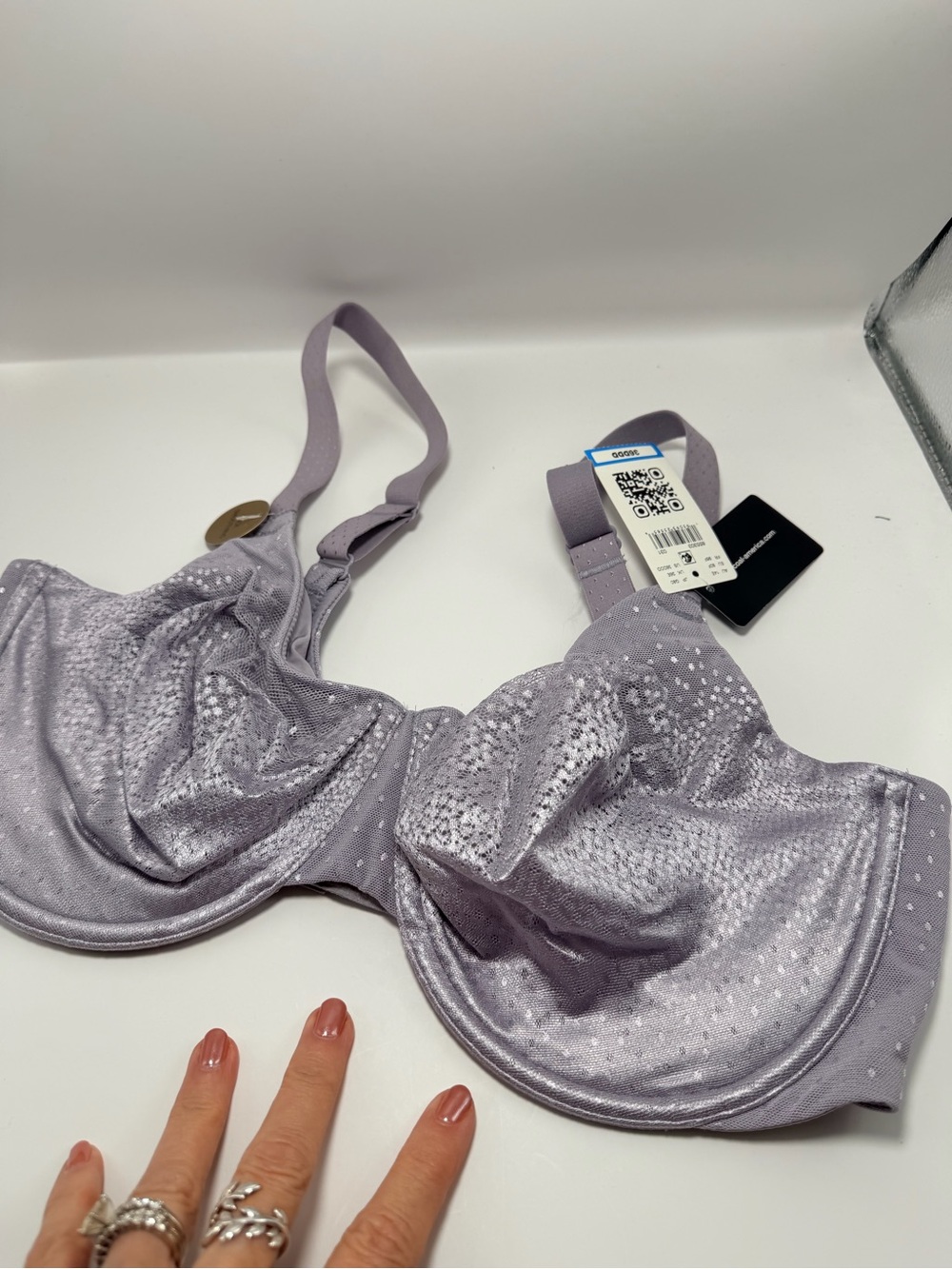 Wacoal Back Appeal Underwire Bra 36DDD Minimal Gray NWT